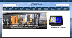 Desktop Screenshot of nordjysk-marine.dk